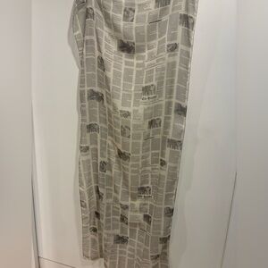 Newsprint shawl/scarf